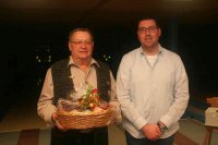 Dank an Abteilungsleiter Wolfgang Bamberger fuer seine geleistete Arbeit