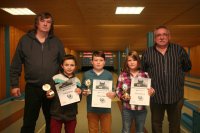 Vereinsmeisterschaft Jugend C (Ludwig Spiegl 3., Fabian Rehm 1., Klara Schlund 2.)