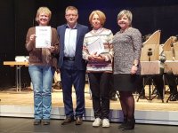 Ehrung fuer 25 Jahre Vereinsmitgliedschaft