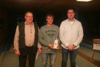 Ehrung fuer 200. Punktspiele fuer Stefan Spiegel