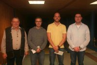 Glueckwuensche von der Brauerei Hofmuehl zur Herbstmeisterschaft der 1. und 2. Mannschaft