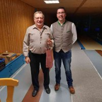 Dank an Abteilungsleiter Wolfgang Bamberger fuer seine geleistete Arbeit