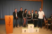 Siegerehrung Damenmannschaften