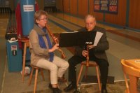 Dank an Musik-Netz Eichstaett e.V. (Lydia Tyrakowski-Cebulla und Walter Bamberger fuer die musikalische Umrahmung