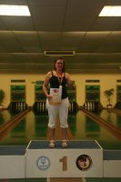 Siegerehrung Sportlerinnen mit Einschraenkungen