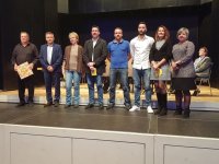 Dank fuer besondere ehrenamtliche Leistungen (Wolfgang Bamberger, Alex Lang, Christian Buchner, Michael Niefnecker, Julian Reichardt, Christiane Koller-Pfister)