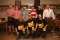 Ehrung Herren 2 fuer Meisterschaft Kreisklasse 1