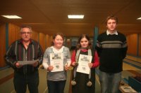 Ehrung Vereinsmeisterschaft Jugend B weiblich