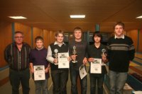 Ehrung Vereinsmeisterschaft Jugend B maennlich